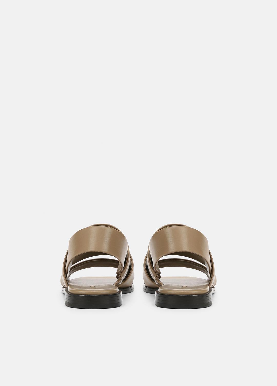 Mazie Leather Slingback Sandal in Shoes SAND SHELL | VINCE Sale
