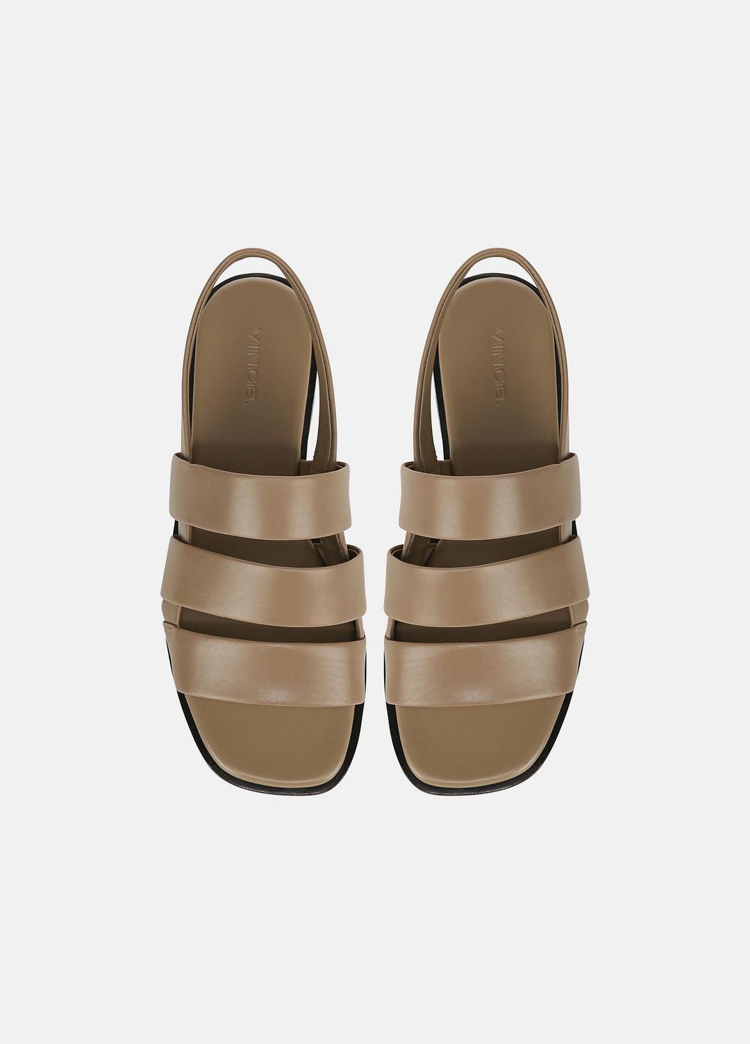 Mazie Leather Slingback Sandal in Shoes SAND SHELL | VINCE Sale