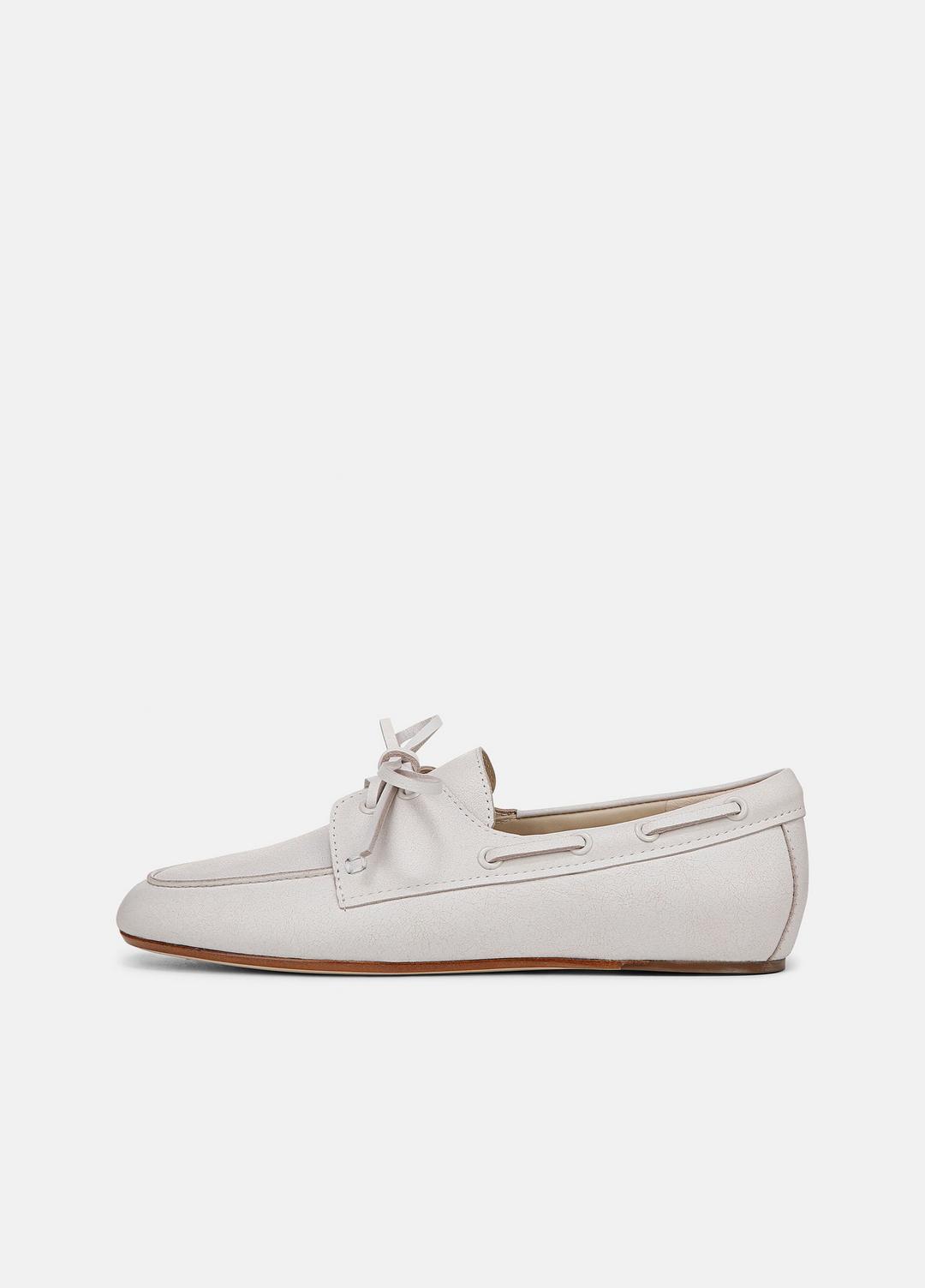 Marin Leather Lace-Up Loafer in Shoes WHITE/SABBIA | VINCE Sale