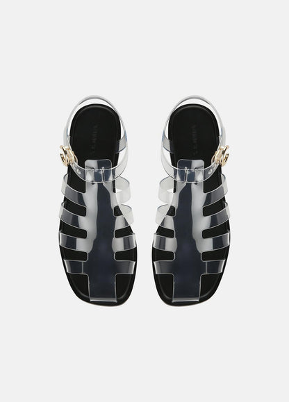 Melina Jelly Fisherman Sandal in Shoes CLEAR | VINCE Sale