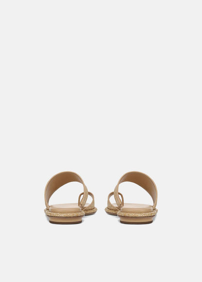Lukas Raffia Sandal in Shoes TOASTED WHEAT | VINCE Sale