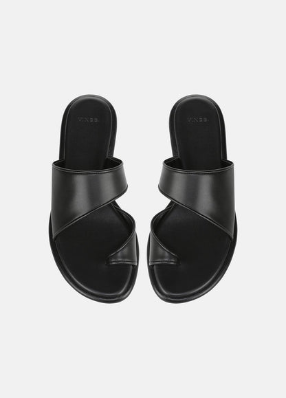 Lukas Leather Sandal in Shoes BLACK | VINCE Sale