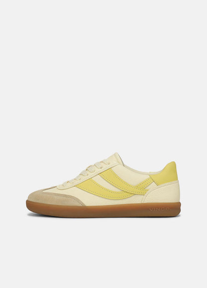 Oasis Leather & Suede Sneaker in Shoes SAND DUST/STRAW SEED/CHAMOMILE | VINCE Sale