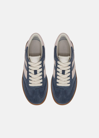 Oasis Suede & Leather Sneaker in Shoes HUNTINGTON BLUE/POWDER PINK | VINCE Sale