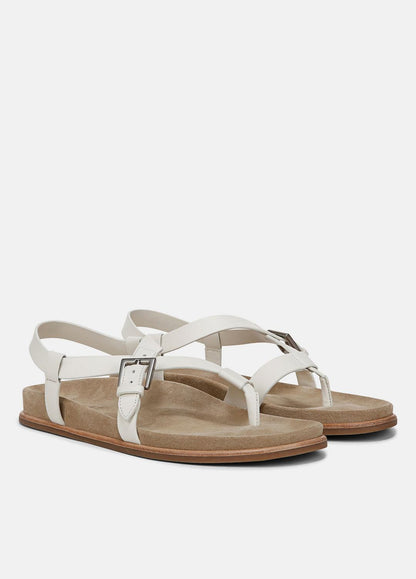 Franca Leather Sandal in Shoes MILK | VINCE Sale