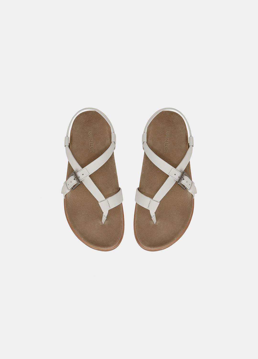 Franca Leather Sandal in Shoes MILK | VINCE Sale