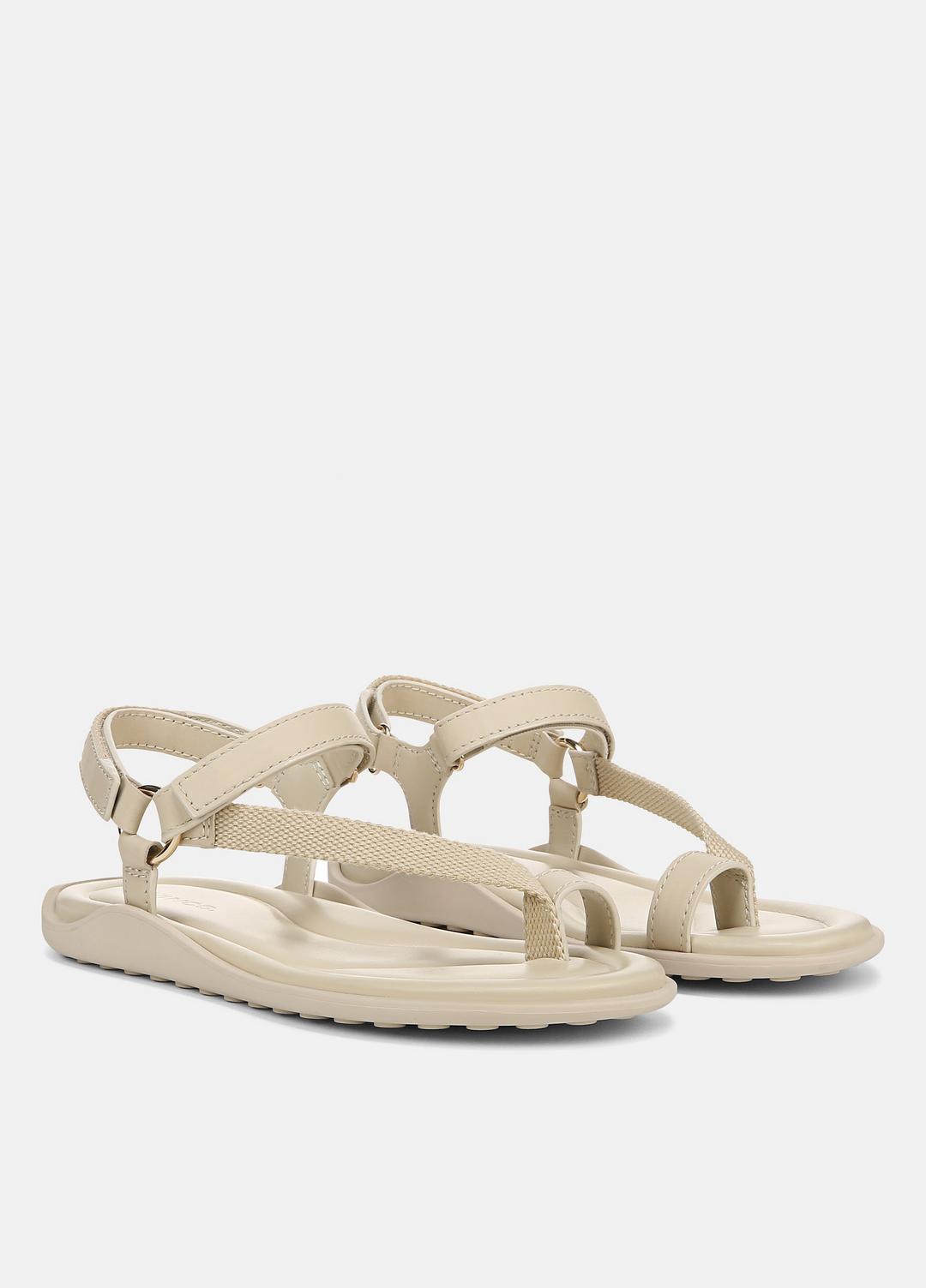 Summer Leather & Canvas Sandal in Shoes MOONLIGHT | VINCE Sale