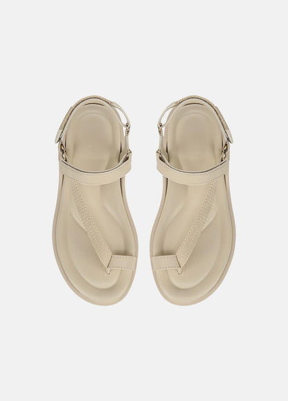 Summer Leather & Canvas Sandal in Shoes MOONLIGHT | VINCE Sale