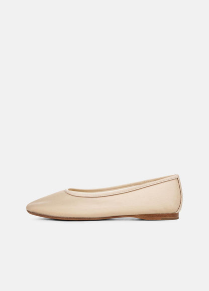Leah Mesh Flat in Shoes BIRCH SAND | VINCE Sale