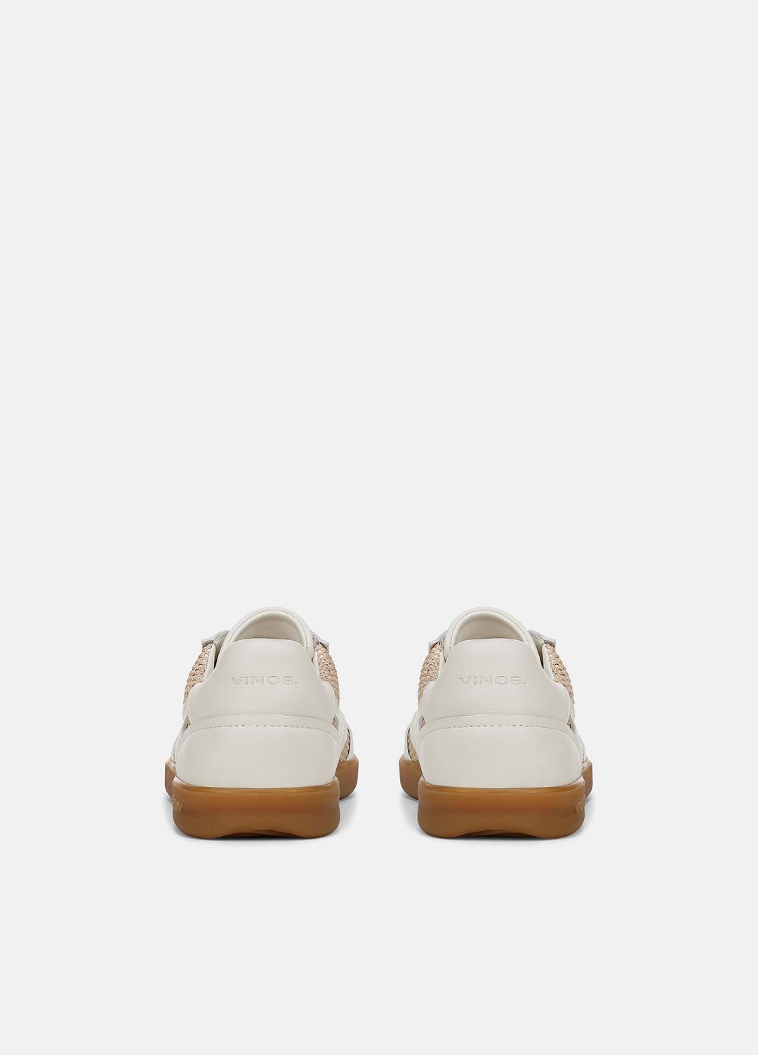 Oasis Netting & Leather Sneaker in Shoes MILK/MACADEMIA | VINCE Sale