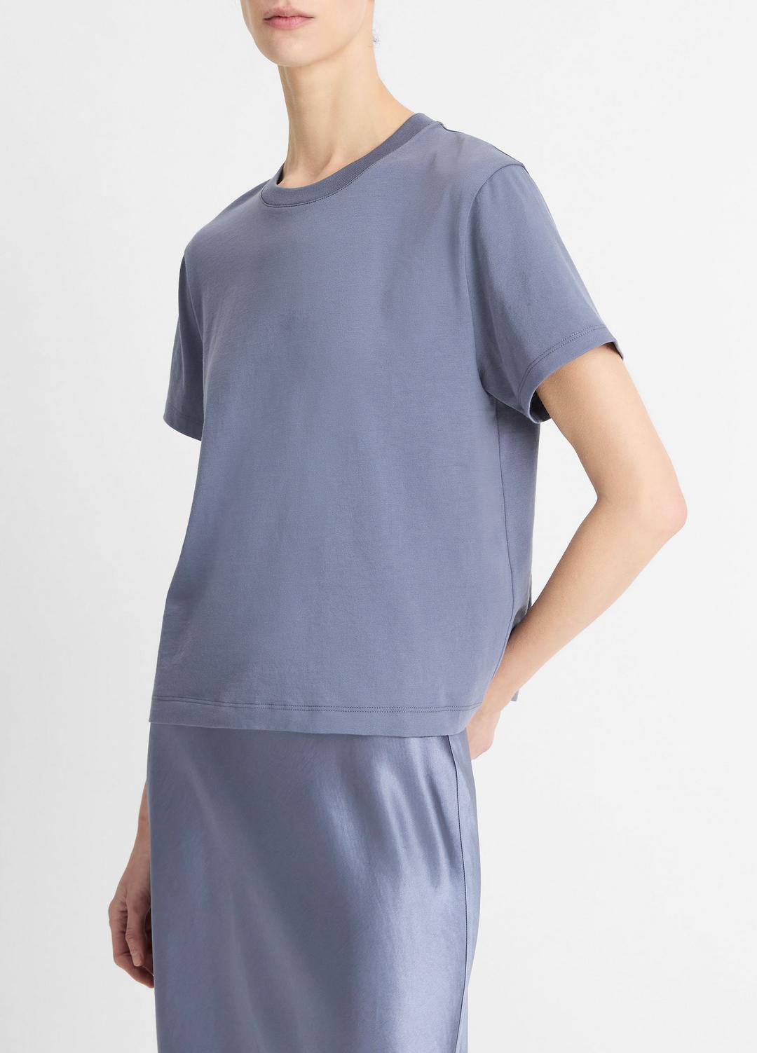 Pima Cotton Crew Neck T-Shirt in Shirts & Tees MAUVE THISTLE | VINCE Sale