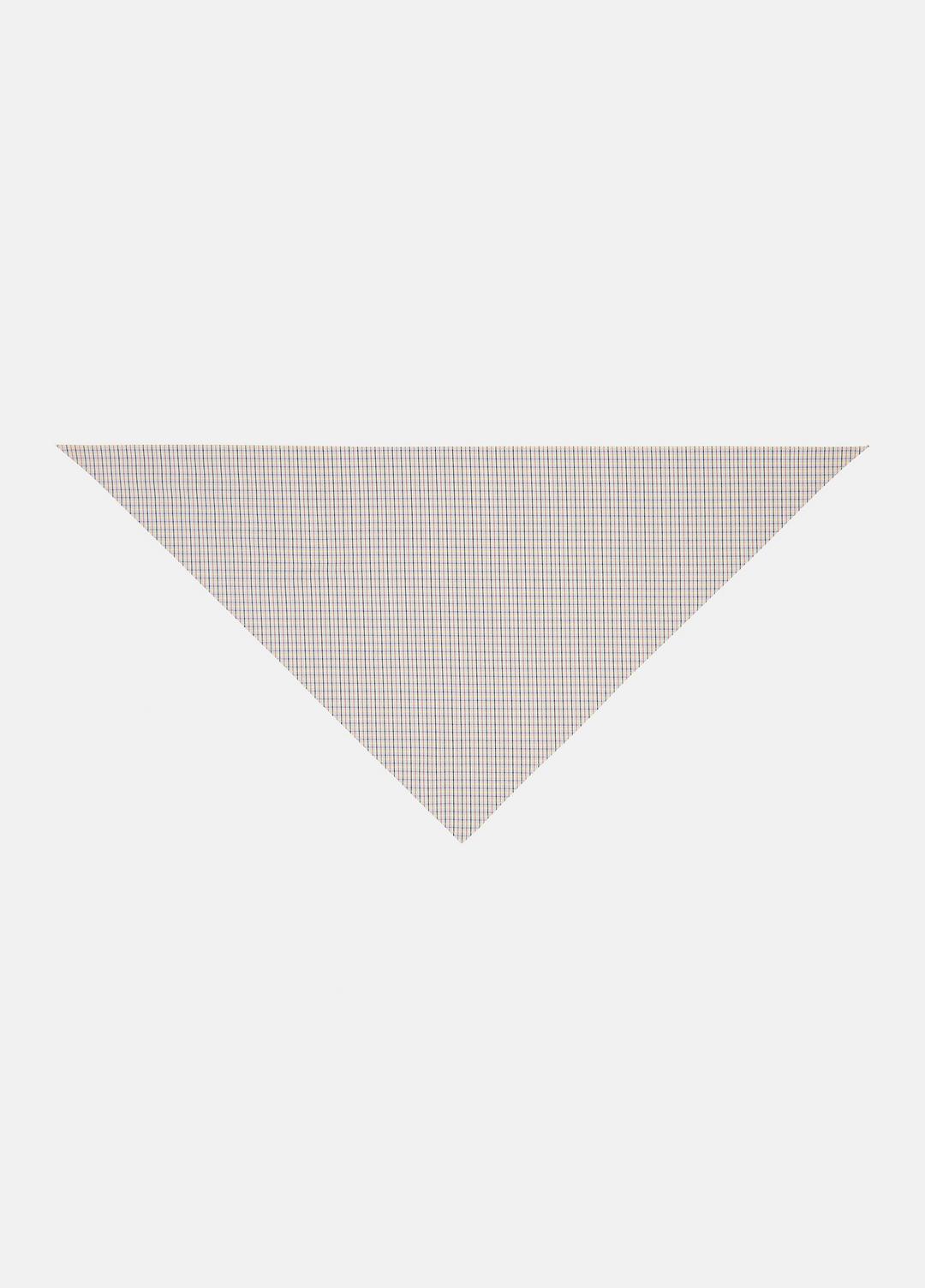 Gardener's Check Cotton Headkerchief in Accessories STONE/TAN | VINCE Sale