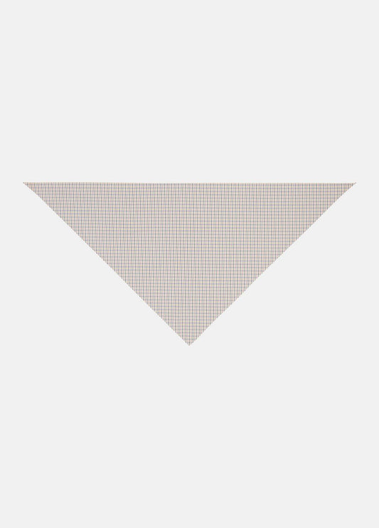 Gardener's Check Cotton Headkerchief in Accessories STONE/TAN | VINCE Sale