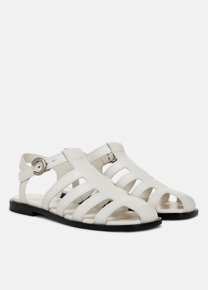 Melina Leather Fisherman Sandal in Shoes MILK | VINCE Sale