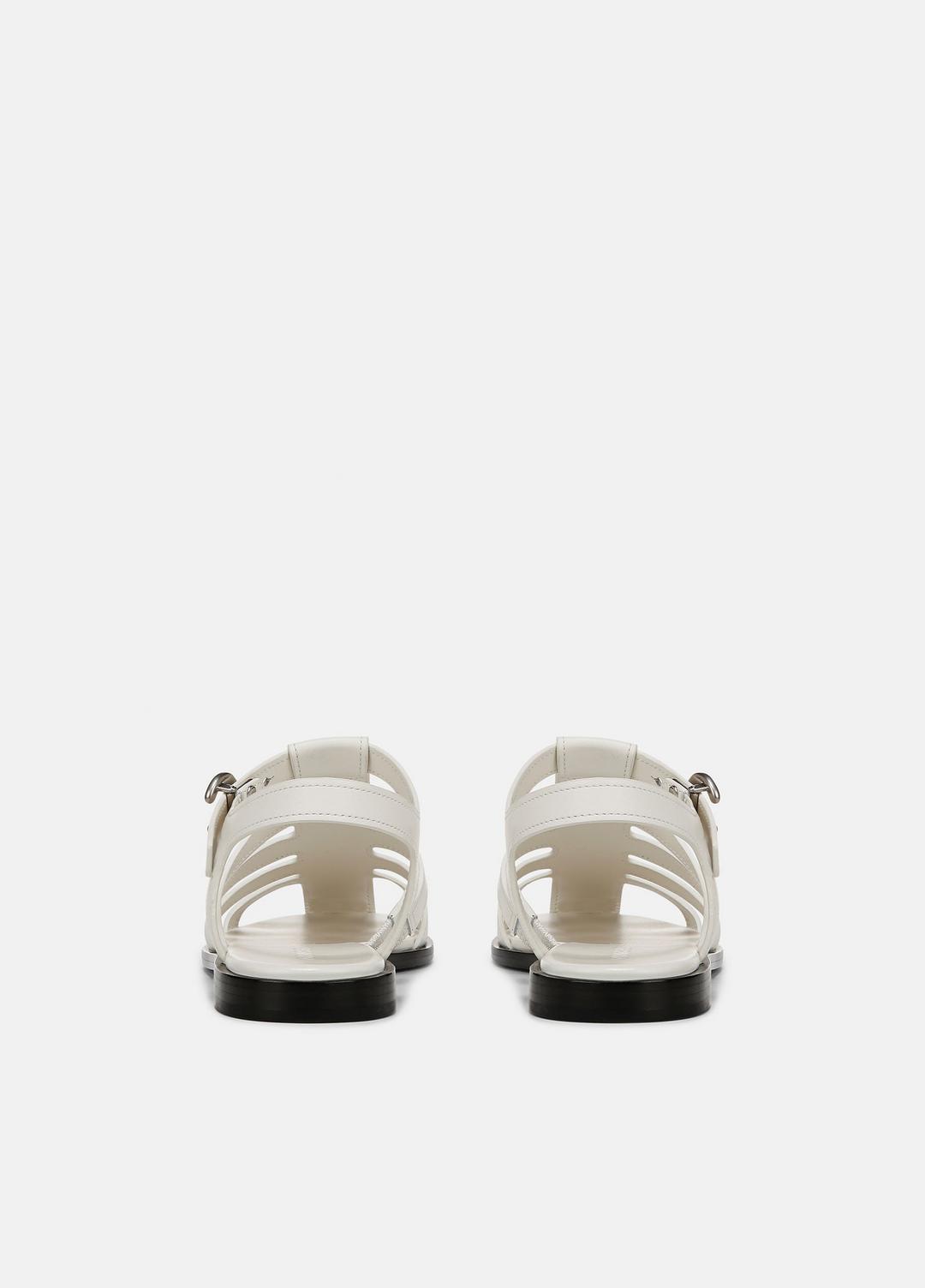 Melina Leather Fisherman Sandal in Shoes MILK | VINCE Sale