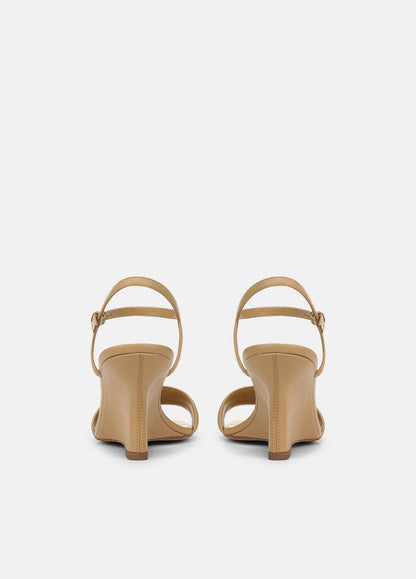 Prema Leather Wedge Sandal in Shoes LIGHT SABLE | VINCE Sale
