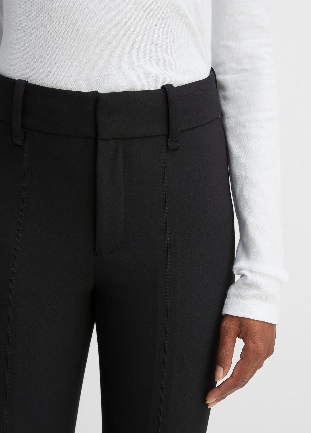 High Rise Cigarette Pant in Pants & Shorts BLACK | VINCE Sale