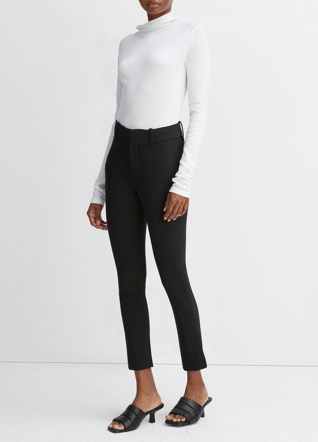 High Rise Cigarette Pant in Pants & Shorts BLACK | VINCE Sale