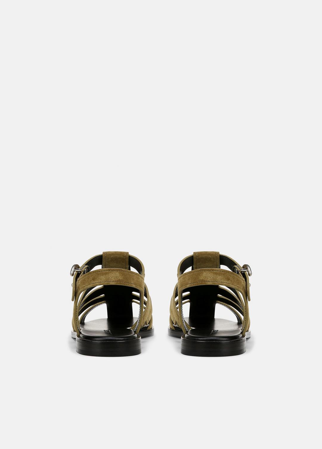 Melina Suede Fisherman Sandal in Shoes OLIVE WOOD | VINCE Sale