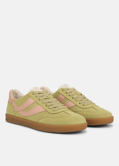 Oasis Suede & Leather Sneaker in Shoes DRIED CITRUS/LOTUS BLUSH | VINCE Sale