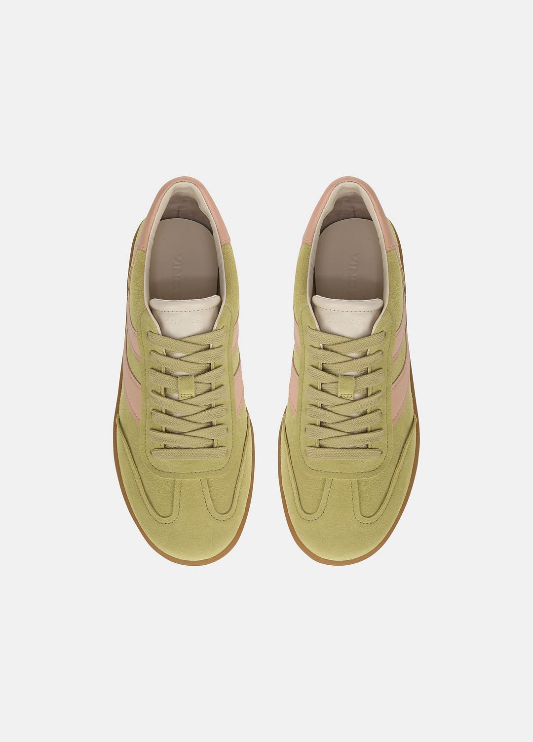 Oasis Suede & Leather Sneaker in Shoes DRIED CITRUS/LOTUS BLUSH | VINCE Sale
